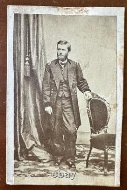 HTF Civil War CDV General GRANT by Wenderoth & Taylor Philadelphia 1860s Photo
