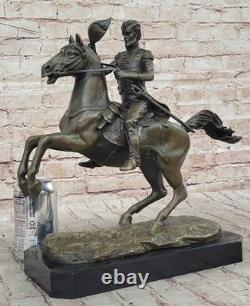 Handcrafted Civil War General Hot Cast Museum Quality Bronze Artwork Sculture