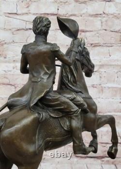 Handcrafted Civil War General Hot Cast Museum Quality Bronze Artwork Sculture