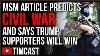 Historian Says Civil War Is Coming And Trumpists Will Win New Hampshire Reps File To Secede From Us