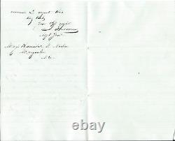 Historic Autographs CIVIL War General Gen Lorenzo Thomas Signed Letter Signature