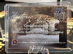 Historic Autographs Civil War Union Major General Richard Oglesby Cut Auto 1/1
