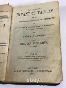 INFANTRY TACTICS 1862 Civil War by Brig. General Silas Casey Volume I & II