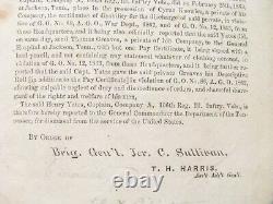 Jackson Tennessee CIVIL War Courtmartial Order General Jeremiah Sullivan 1863