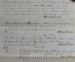 James Simons CSA Confederate General at Fort Sumter Four Time Signed Document