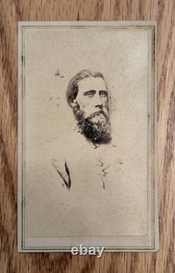 John Bell Hood CDV Confederate General Civil War Gettysburg Antietam Chickamauga