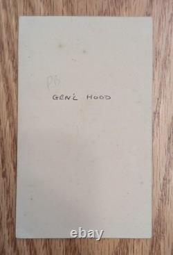 John Bell Hood CDV Confederate General Civil War Gettysburg Antietam Chickamauga