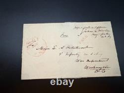 John E. Wool Signed Free Frank General Mexican War Civil War Autograph 1812