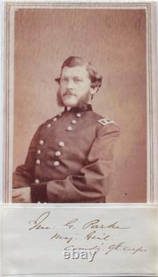 John G. Parke Civil War Union Major General Autograph, Chief of Staff Burnside