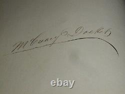 Judge David Berkey McCreary 1854 1861 ERIE PA Court Docket CIVIL WAR GENERAL