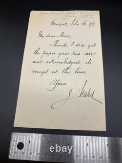 Julius Stahel Civil War MOH Signed Letter Union Cavalry General Hungarian
