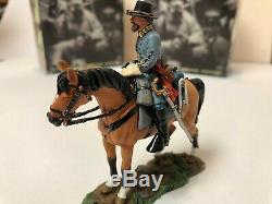 KING & COUNTRY CIVIL WAR CONFEDERATE GENERAL BEDFORD FORREST Mounted MIB 1/30 CW