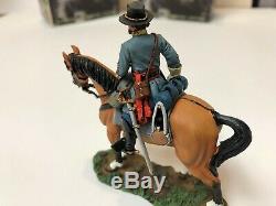 KING & COUNTRY CIVIL WAR CONFEDERATE GENERAL BEDFORD FORREST Mounted MIB 1/30 CW