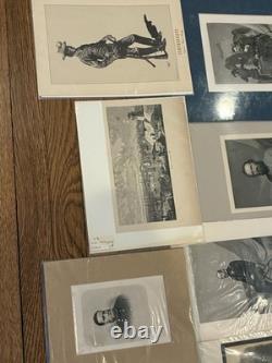 LOT 30 ORIG CIVIL WAR 1860s US CFA STEEL PLATE PRINT GENERALS WAR SLAVES 19th C