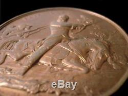 Large CIVIL War Battle Of Fair Oaks Medal General Naglee Bronze