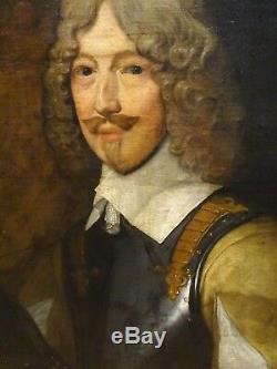 Large English Civil War General Portrait William Cavendish 1st Duke Of Newcastle