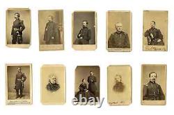 Large Lot Of Civil War Generals / 1860s CDV Soldier Photos