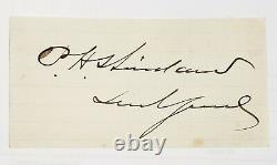 Legendary Union Major General Philip Sheridan Civil War Old West Autograph RARE