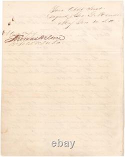 Letter from George Meade to Ulysses S Grant Appointing Antietam Hero as General