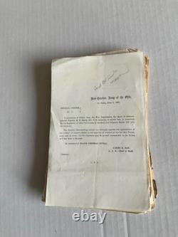 Lot Of 35 CIVIL War General Orders Tenn Missouri Virginia DC Court Martial Etc