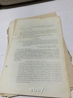 Lot Of 35 CIVIL War General Orders Tenn Missouri Virginia DC Court Martial Etc