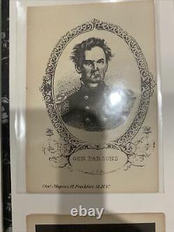 Lot Of 8 Rare Civil War CDV Confederate Generals Cards Lucky Find
