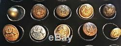 Lot of 27 Civil War Buttons CSA, Union Infantry, Union General Staff, Navy