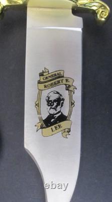 (Lot of 3) Bowie Knives & Pocket Watch Civil War General Robert E Lee Free S/H