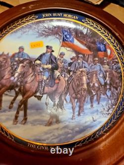 Lot of 8 Civil War General Collector Plates Bradford Exchange