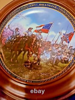 Lot of 8 Civil War General Collector Plates Bradford Exchange