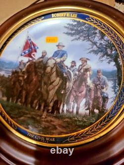 Lot of 8 Civil War General Collector Plates Bradford Exchange