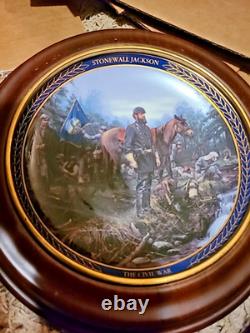 Lot of 8 Civil War General Collector Plates Bradford Exchange