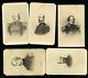 Lot Of Original 1860s Cdvs Of Civil War Figures / Soldiers / Generals