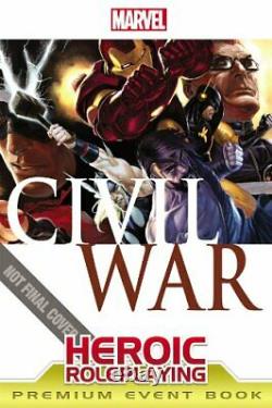 MARVEL HEROIC ROLEPLAYING CIVIL WAR EVENT BOOK PREMIUM By Margaret Weis VG