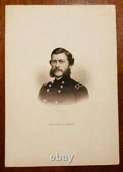 Maj General John Parke Civil War Autograph AUTHENTIC + Engraving Vicksburg Rare