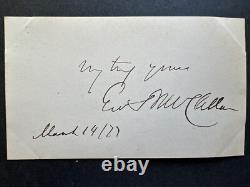 Major General GEORGE B. McCLELLAN Signed Autograph Signature Civil War Rare