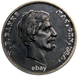 Major General Nathaniel P. Banks Civil War Soldier Identification Diskv (01103)