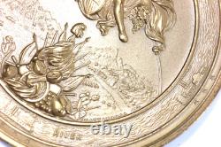 Major General Ulysses S. Grant Civil War Bronze Medal Mich. Veteran's Estate