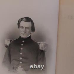 Major General Ulysses S. Grant Civil War Leather Illustrated Book Paquet