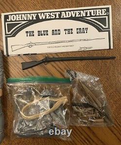 Marx Johnny West CXR Civil War Blue and Gray Rebel General George Pickett
