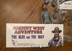 Marx Johnny West CXR Civil War Blue and Gray Rebel General James Longstreet