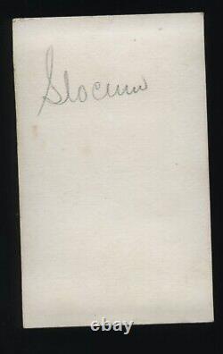 Mathew Brady CIVIL War Gettysburg General Slocum Original CDV Photo