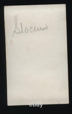Mathew Brady CIVIL War Gettysburg General Slocum Original CDV Photo Soldier