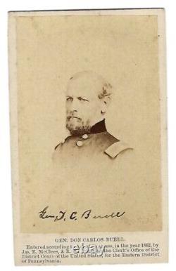 McLees CDV of Union General Don Carlos Buell