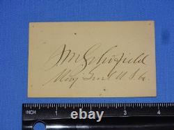 Medal of Honor Winner MOH Autograph Signature, Civil War General JOHN SCHOFIELD