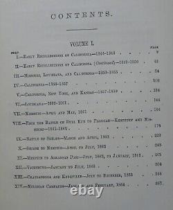 Memoirs of General WT Sherman Written by Himself Vols I & II D Appleton HC 1875