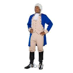 Mens Colonial General Costume Alexander HAMILTON Musical Civil War Halloween
