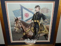 Michael Gnatek General Joshua Lawrence Chamerlain signed framed print Civil War