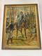 Michael St. Charles Original 1958 Oil Painting Civil War General Horse Framed