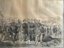 Military CIVIL War 1861 Jefferson Davis Generals Of The Confederate Army